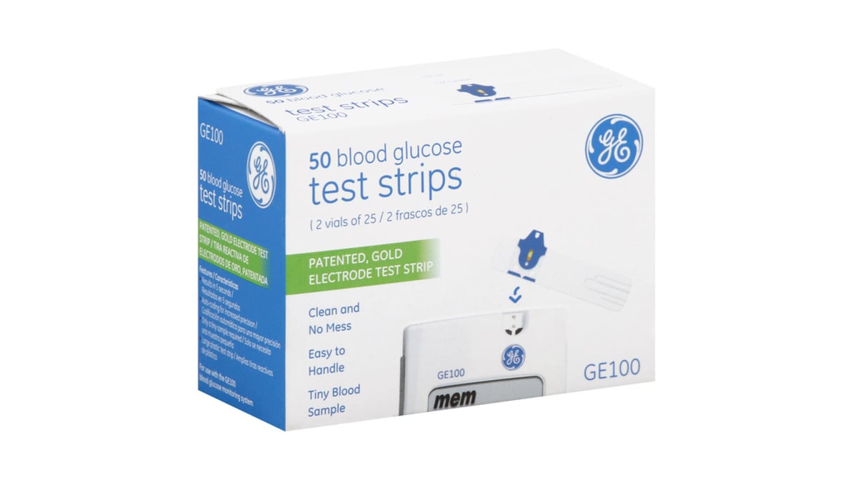 GE Lighting Glucose Diabetes Test Strips 20 ct