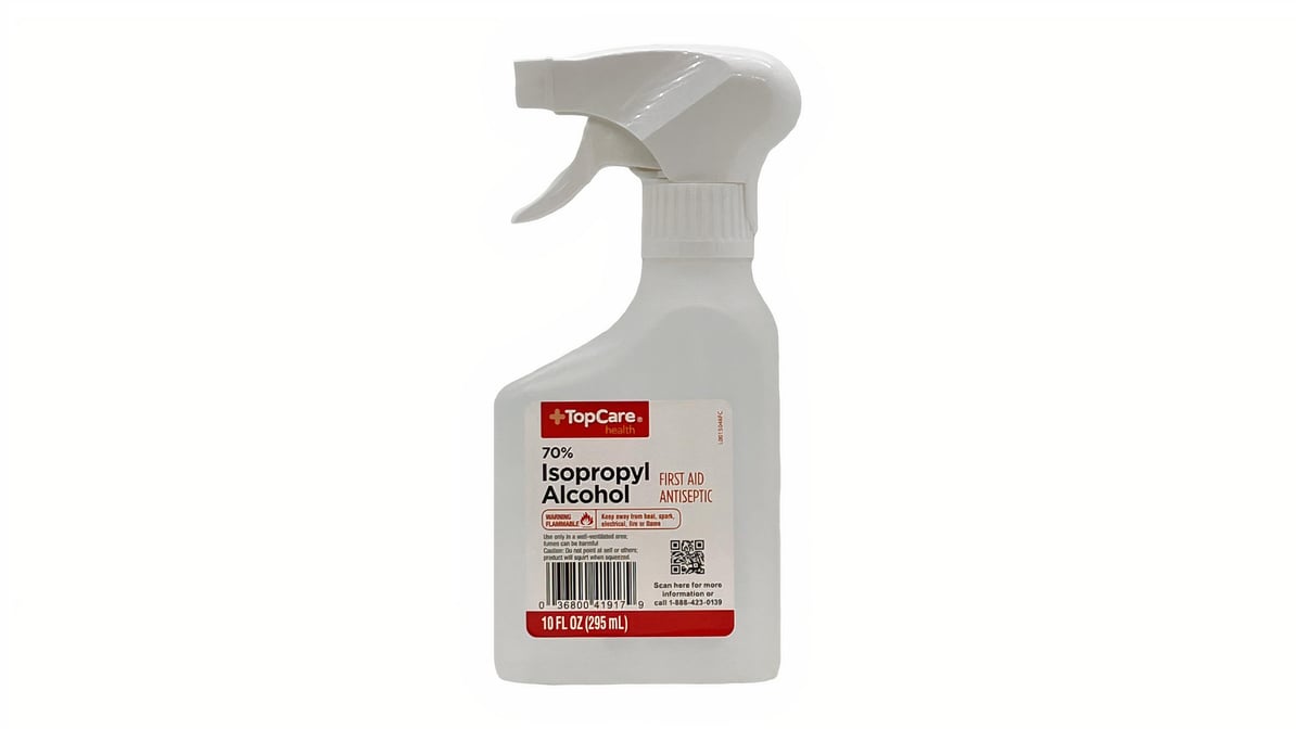 TopCare Alcohol Isopropyl 70% Spray Bottle, First Aid & Wound