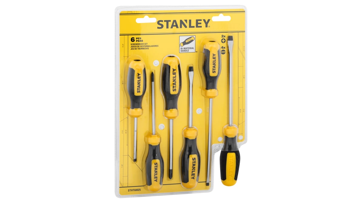 Black & Decker Stanley 6-Piece Screwdrivers Set (6 ct) Delivery - DoorDash