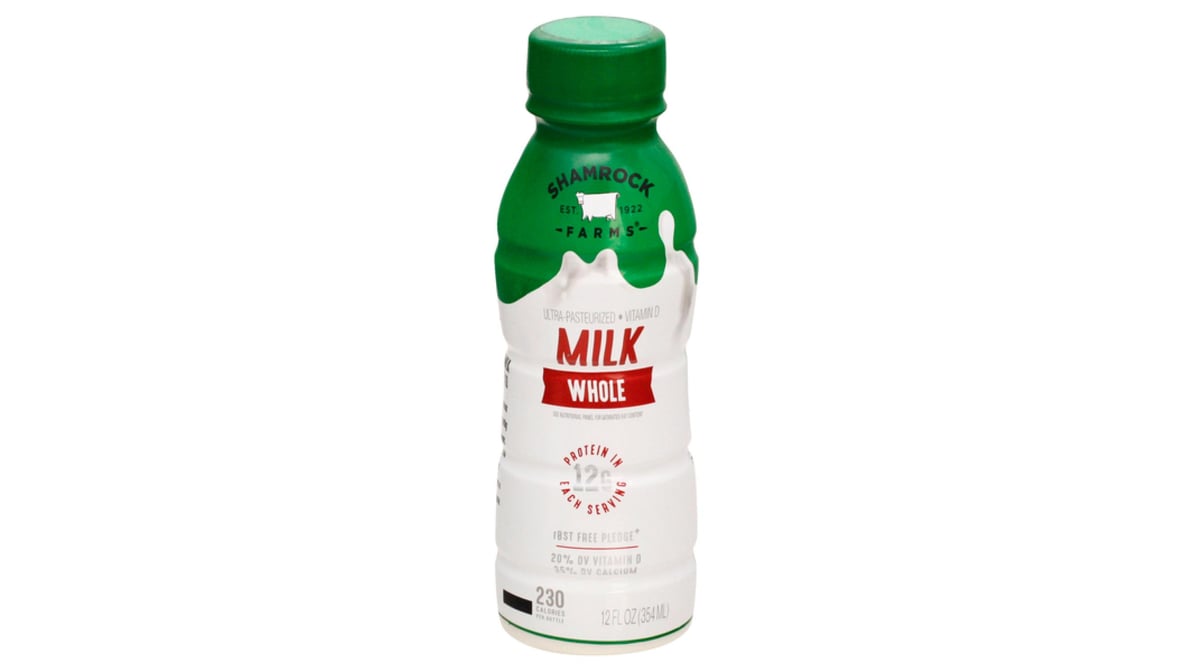 NEW 12 Ounce Milk Bottle