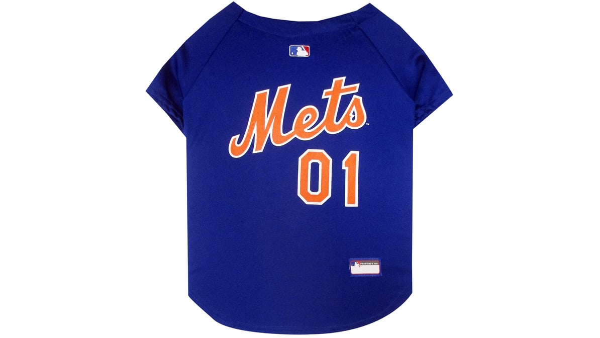 Pets First New York Mets Dog Jersey - Medium