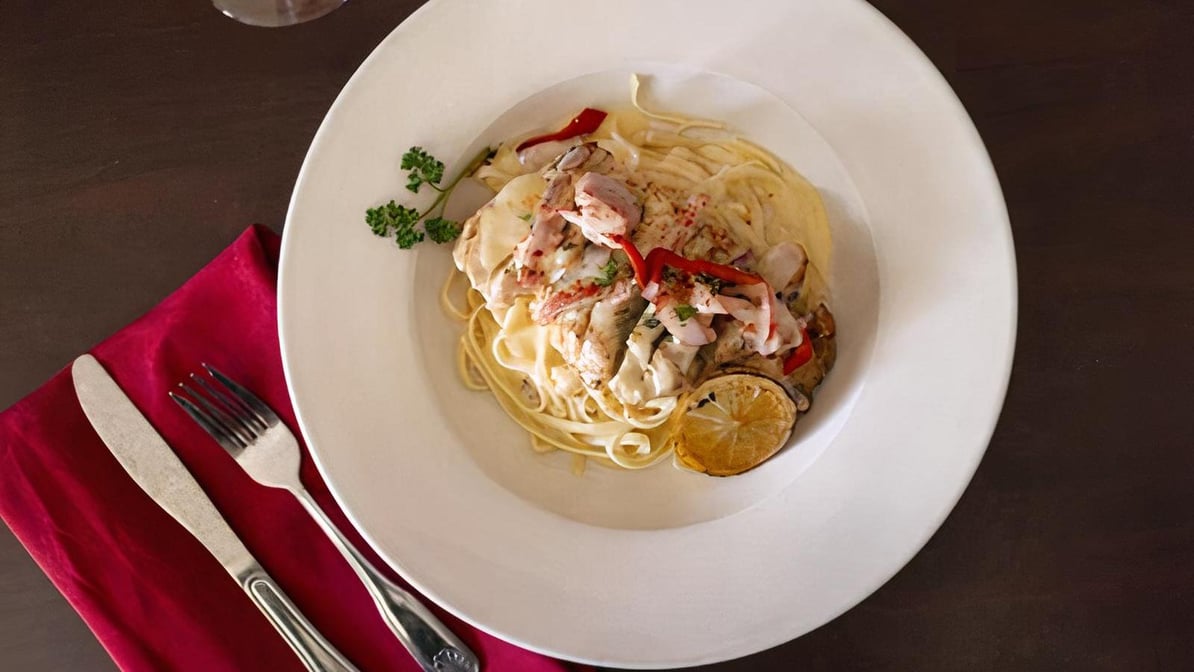 Crab Scampi with Angel Hair Pasta
