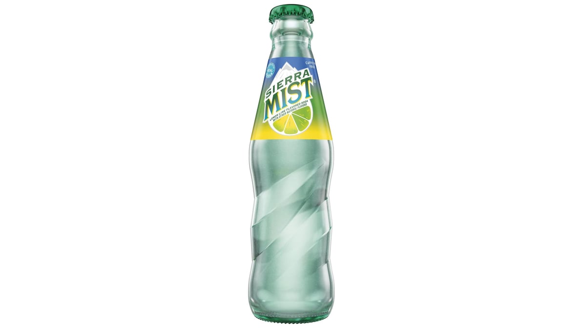 Sierra Mist Caffeine Free Lemon Lime Flavored Soda Bottle (8.45 oz) |  Delivery Near Me - Doordash