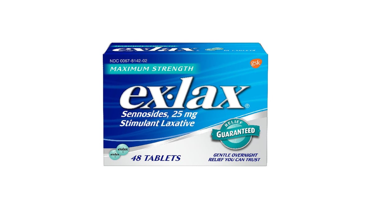 Ex-lax Maximum Strength Stimulant Laxative, 48 Pills by Ex-lax