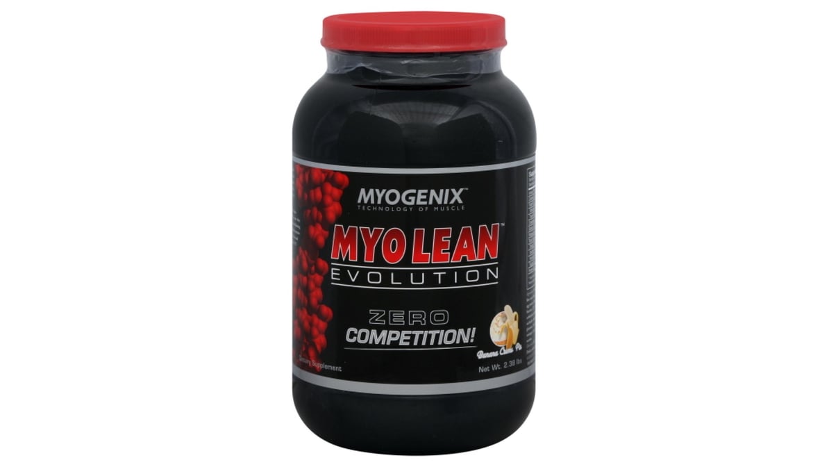 Myogenix Myo Lean Evolution Drink Mix Banana Cream Pie (2.38 lb) | Delivery  Near Me - Doordash