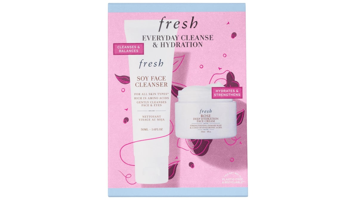 Fresh Rose Hydrating Skincare Set