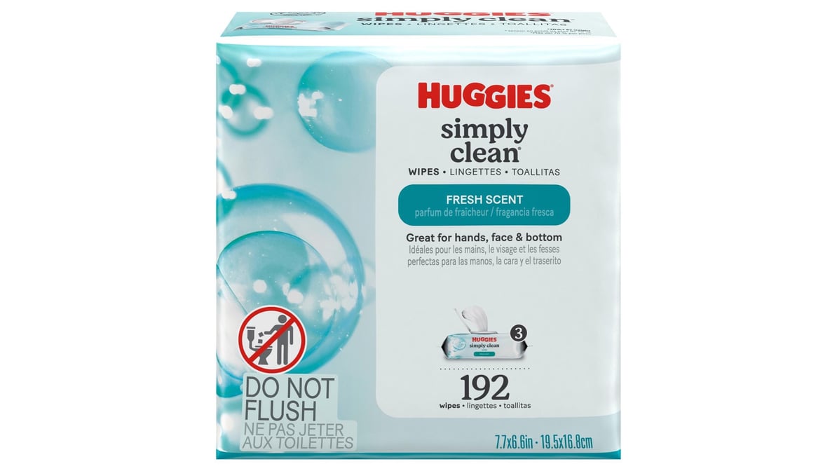 Huggies simply shops clean fresh & clean