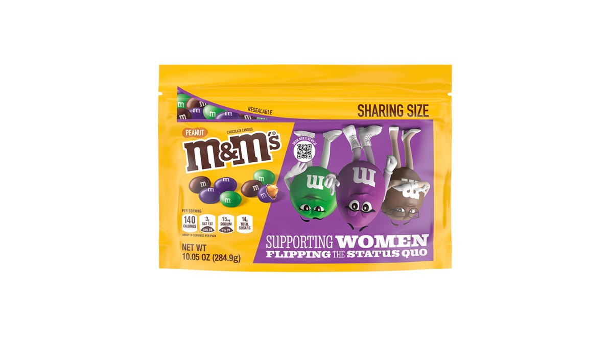M&M'S Share Size Peanut Chocolate Candies 3.27 Oz