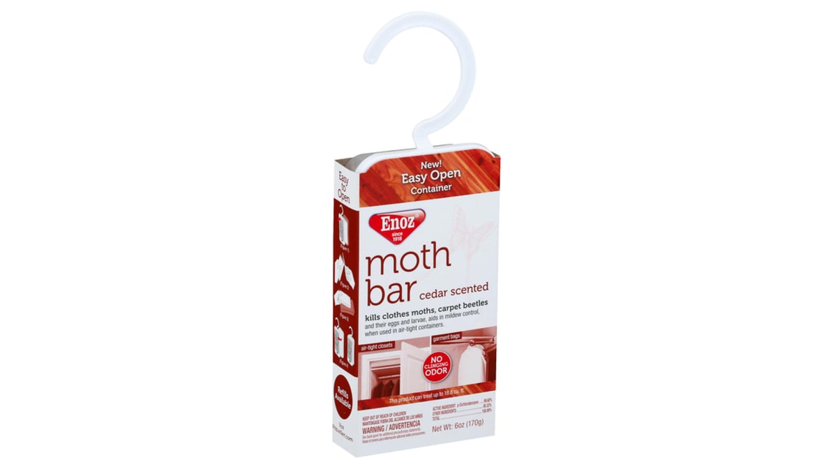 Save on Enoz Moth Bar Cedar Scented - 2 ct Order Online Delivery