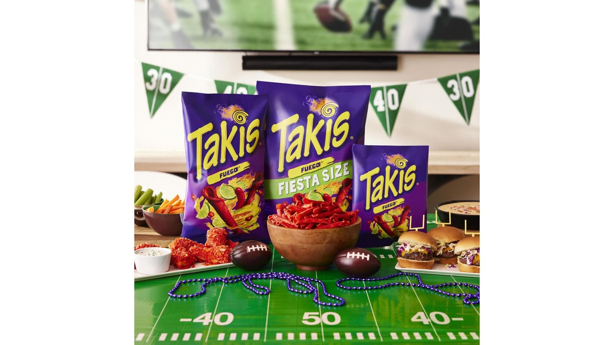 Takis Fuego Hot Chili Pepper & Lime Rolled Tortilla Chips Fiesta