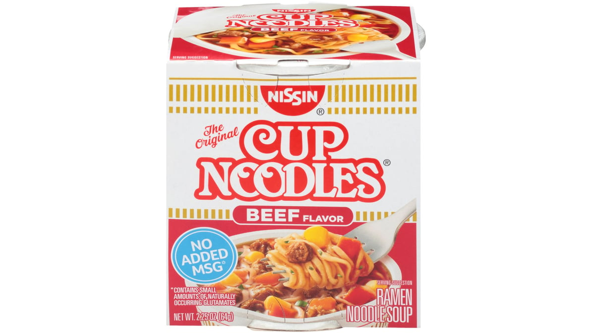 Nissin The Original Cup Noodles Chicken Flavor Ramen Noodle Soup, 2.25 oz