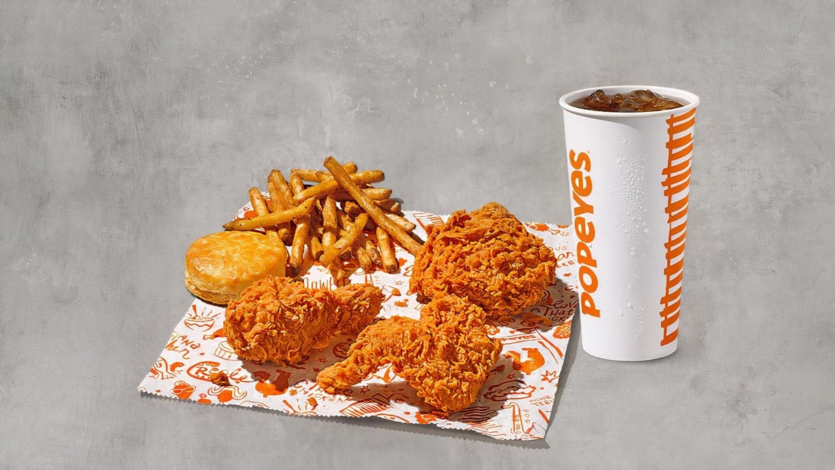 Online-Only Fried Chicken Deals : Popeyes $5 Big Box