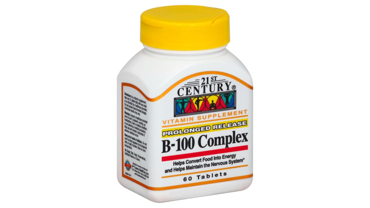 21st Century B-100 Complex Tablets (60 Ct) | Delivery Near Me - Doordash