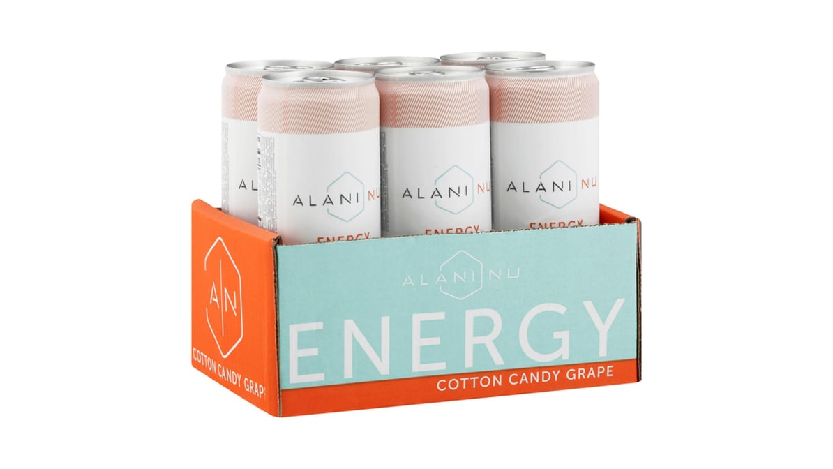 Alani Nu Energy Drink Cotton Candy Grape | Delivery Near Me - Doordash