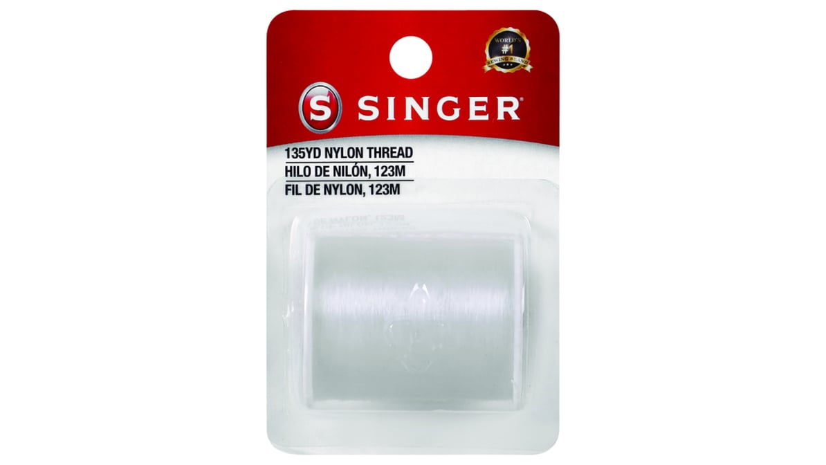 SINGER Nylon Thread 135yd-Clear