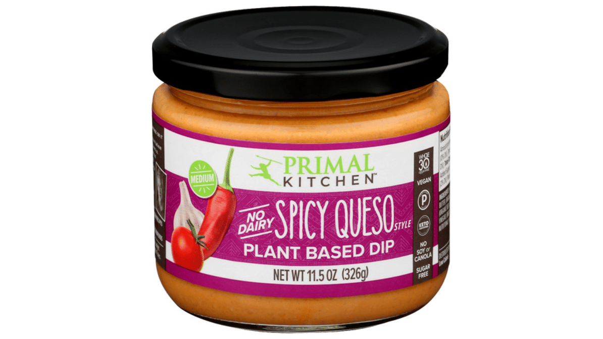 Primal Kitchen No Dairy Spicy Queso Style Plant Based Dip 11.5 oz