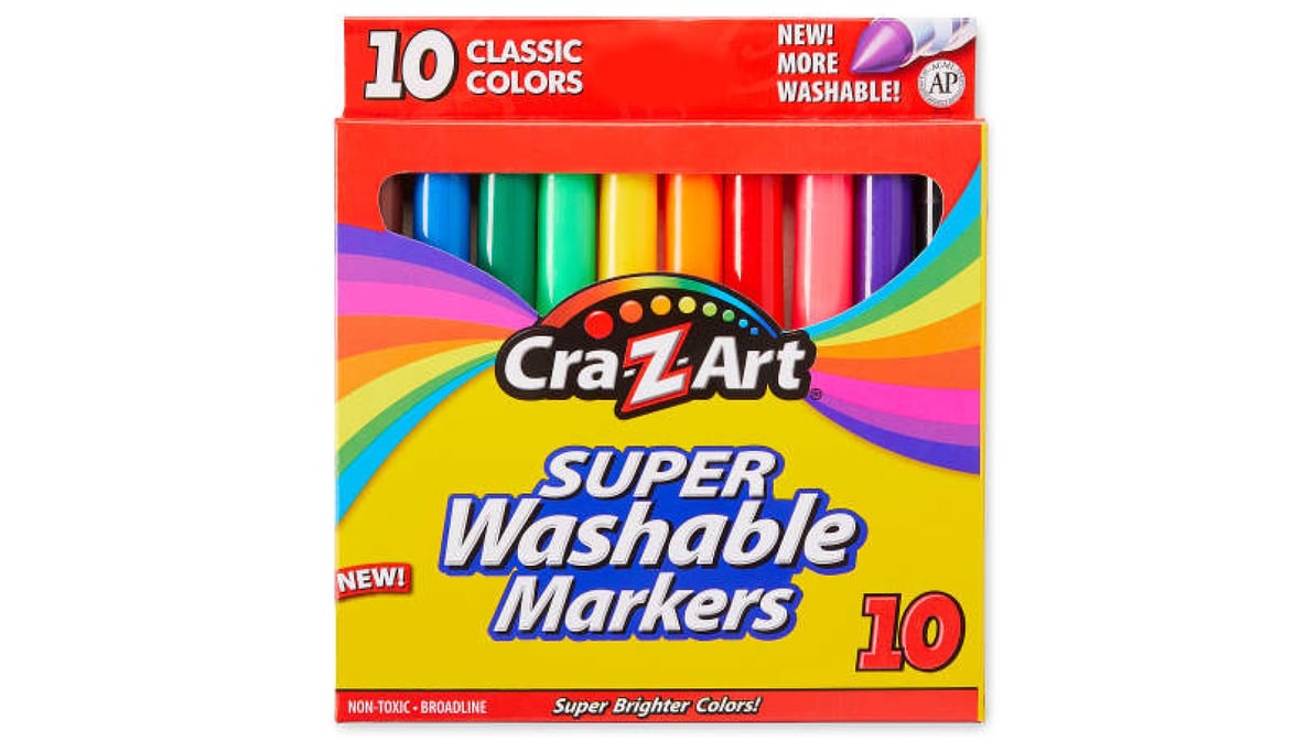 Craz-Z-Art Super Washable Board Markers (10 ct)