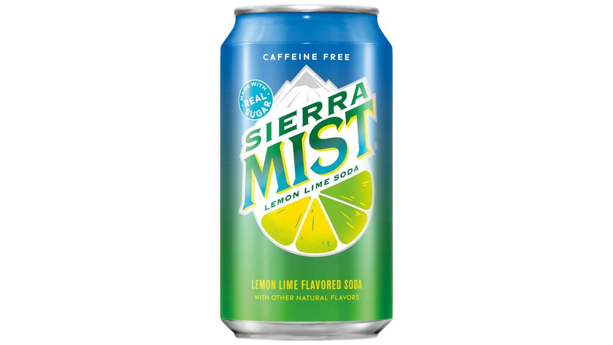 Sierra Mist Caffeine Free Lemon Lime Flavored Soda Can (12 oz) | Delivery  Near Me - Doordash