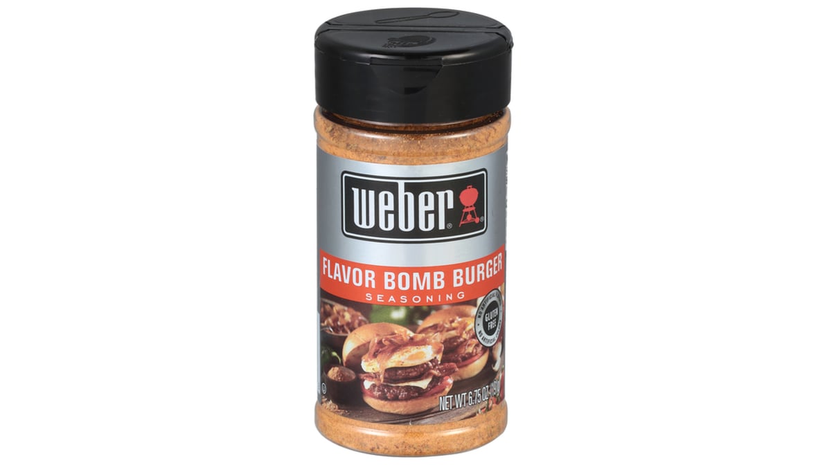 Weber Flavor Bomb Burger Seasoning (6.75 oz) Delivery - DoorDash