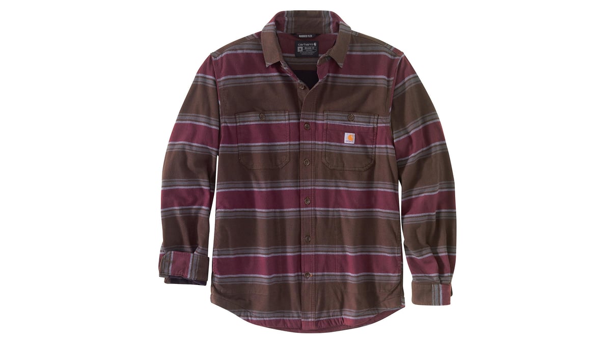 Carhartt Men's Rugged Flex Relaxed Fit Fleece-Lined Shirt