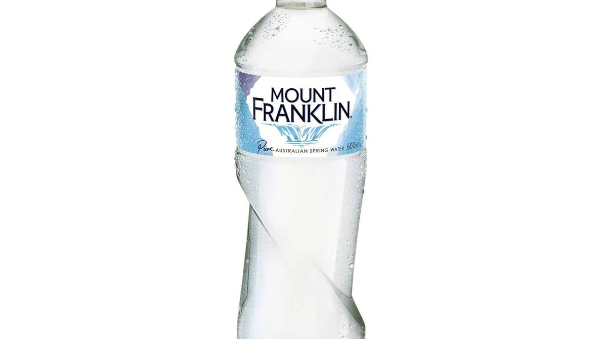 Mount Franklin Spring Water Bottle 1.5l is halal suitable, vegan