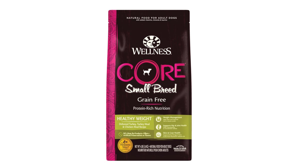 Wellness core healthy outlet weight small breed