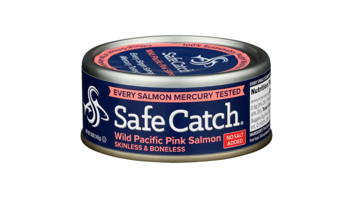 Safe Catch Pink Salmon, Wild Pacific, Skinless & Boneless - 5 oz