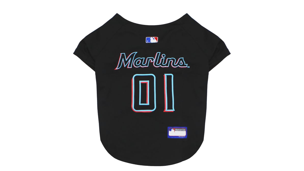 Pets First Miami Marlins MLB Dog Jersey (Large)