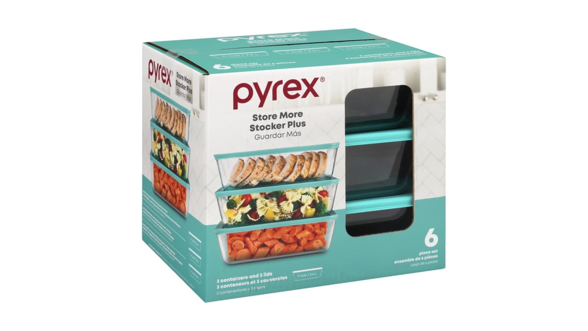 Pyrex 6pc Glass Storage Set : Target