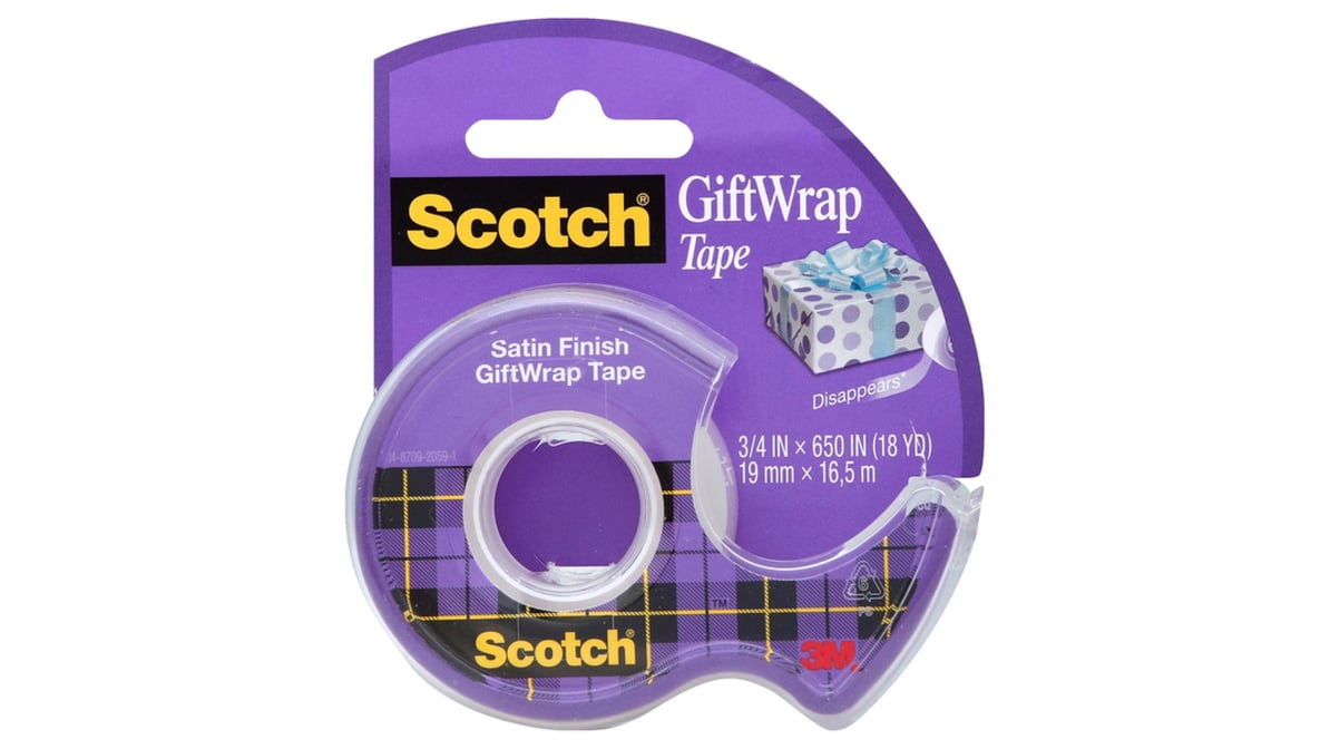 Scotch Satin Finish Gift Wrap 3/4 x 650 Tape Delivery - DoorDash