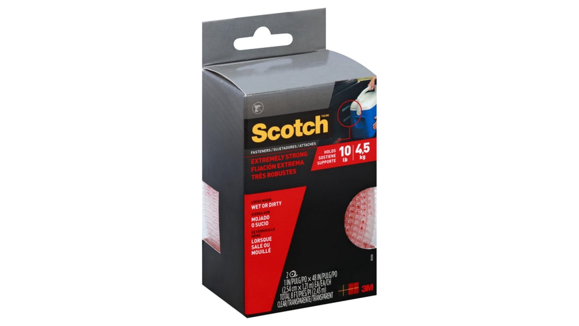 Scotch Extreme Reclosable Fasteners Tape Clear Delivery - DoorDash