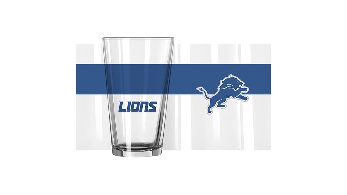 detroit lions shot glass