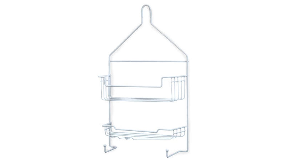 Kenney 2 Shelf Hanging Shower Caddy White