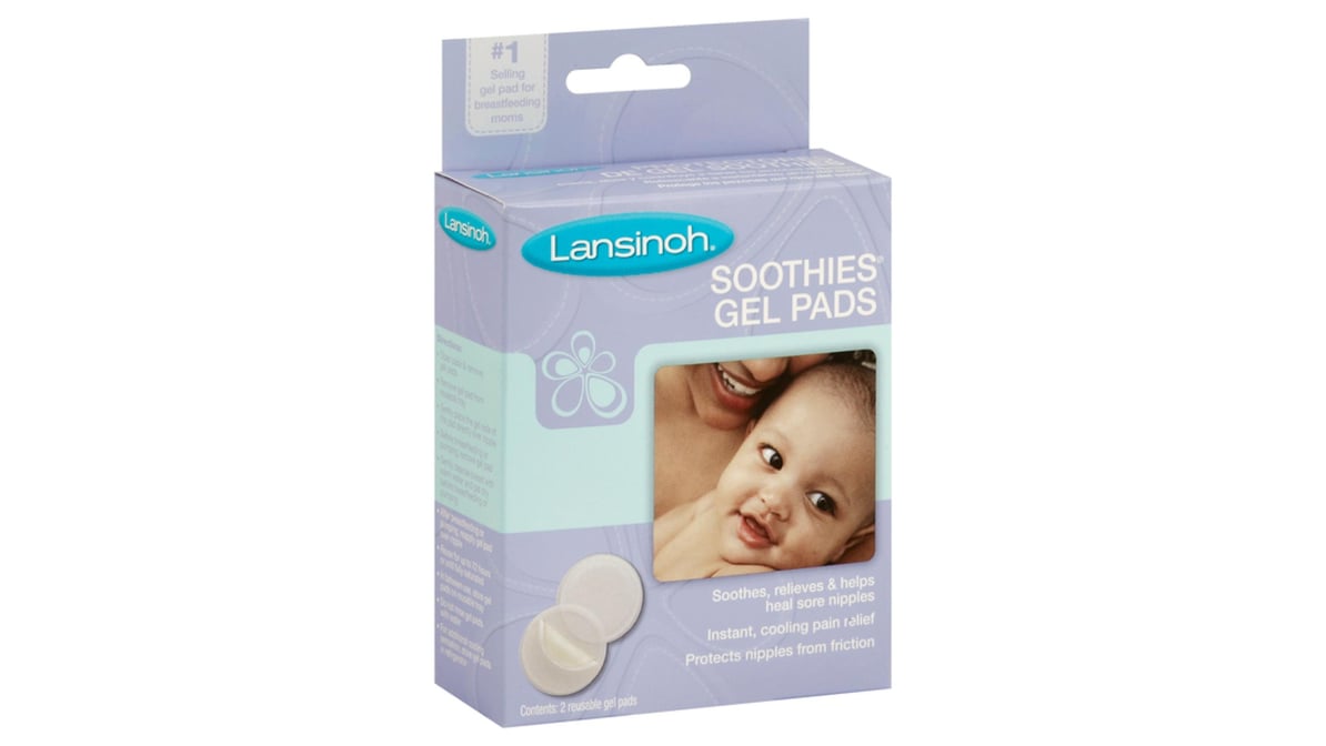 Lansinoh Soothies Breast Gel Pads for Instant Nipple Relief (2 ct