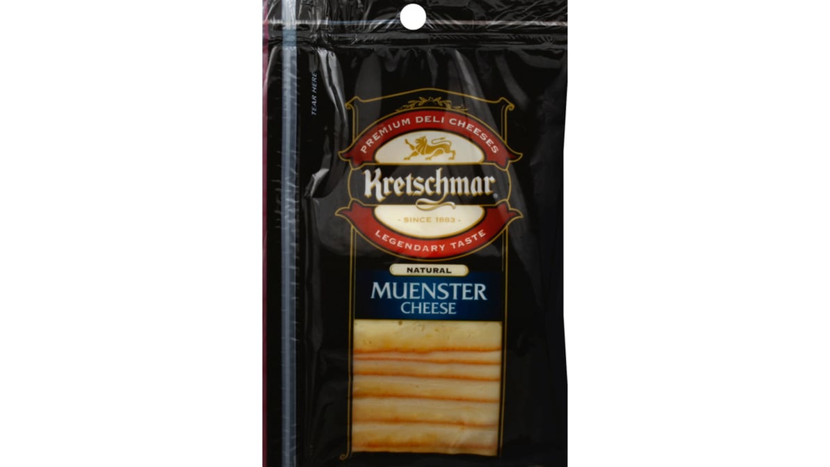 Kretschmar Natural Muenster Cheese (8 oz) | Delivery Near Me - Doordash