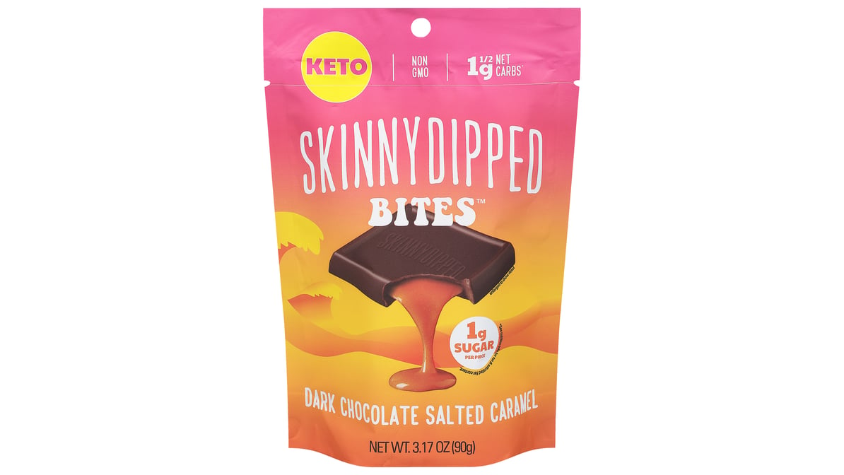 Dark Chocolate Salted Caramel Bites – SkinnyDipped