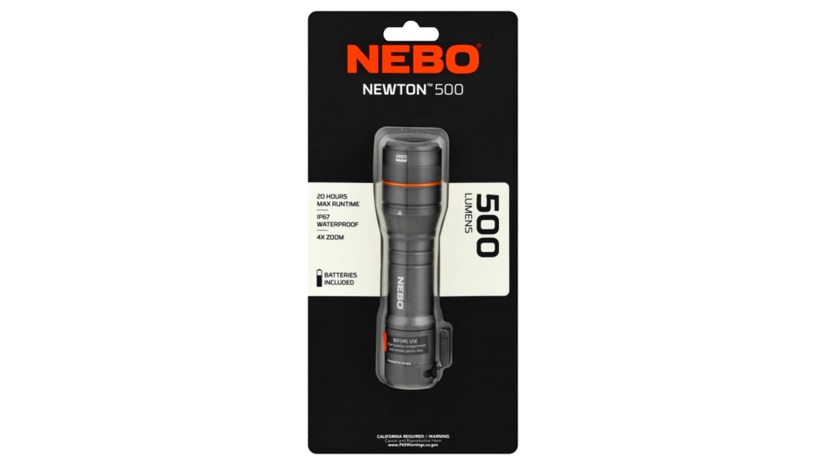 Nebo Newton LED Flashlight, 500 Lumens