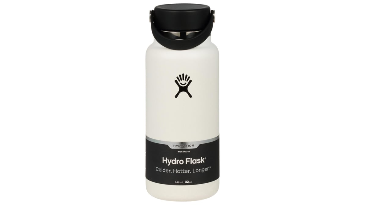 Hydro Flask Wide Mouth White 32 oz Bottle Delivery - DoorDash