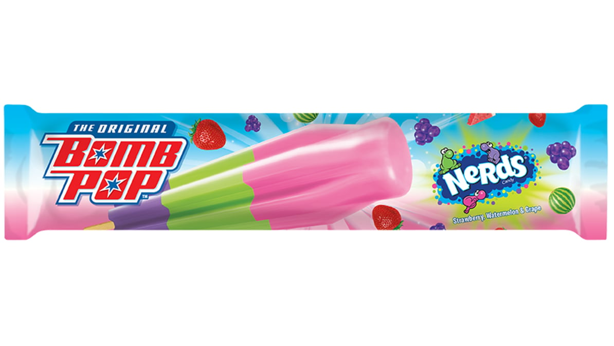 The Original Bomb Pop Nerds Assorted Flavors Ice Frozen Confection (3. ...