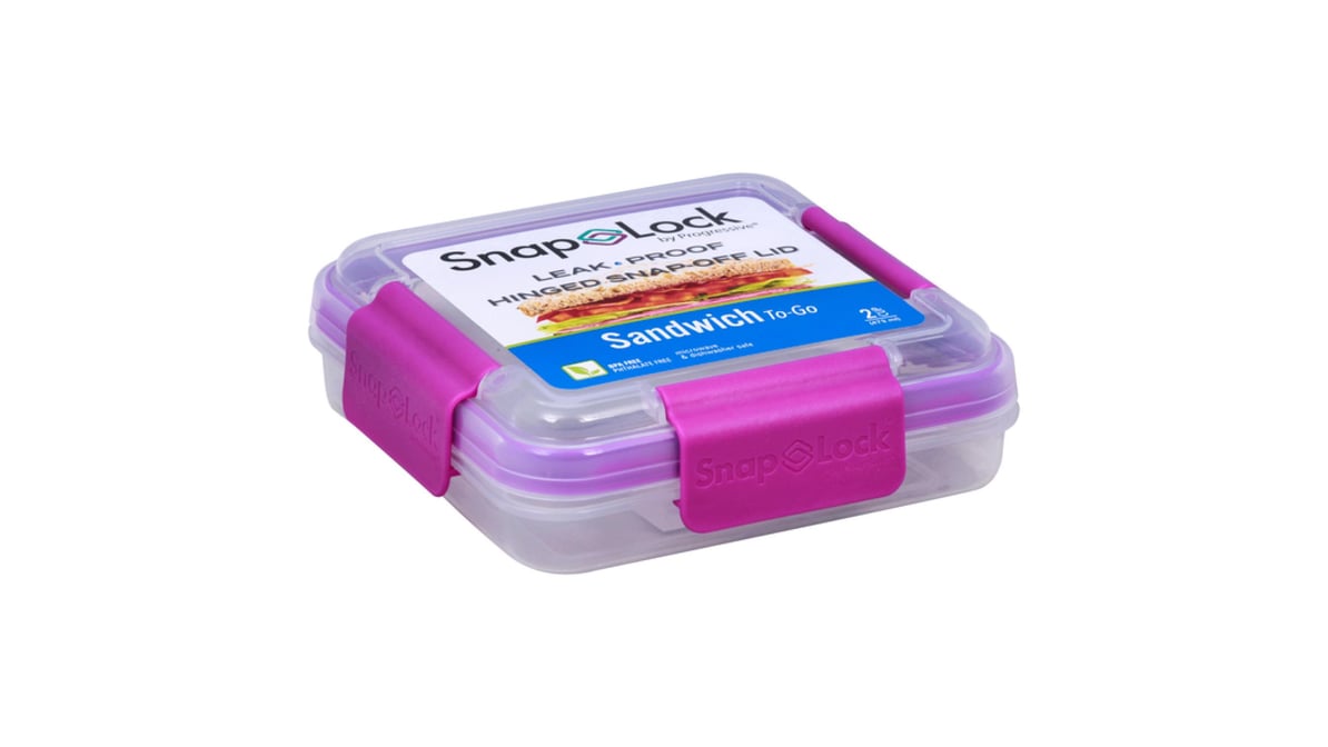 Snap Lock Container, Sandwich To-Go