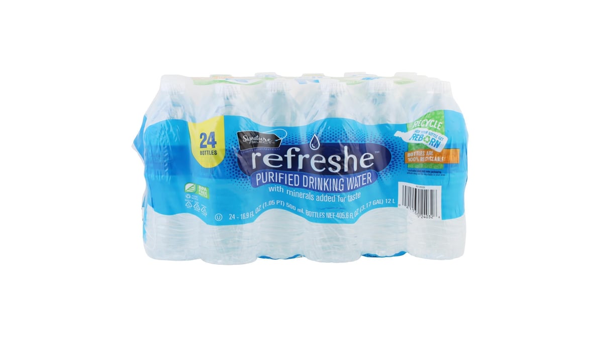 Signature Select Refreshe Drinking Water - 24-16.9 Fl. Oz.