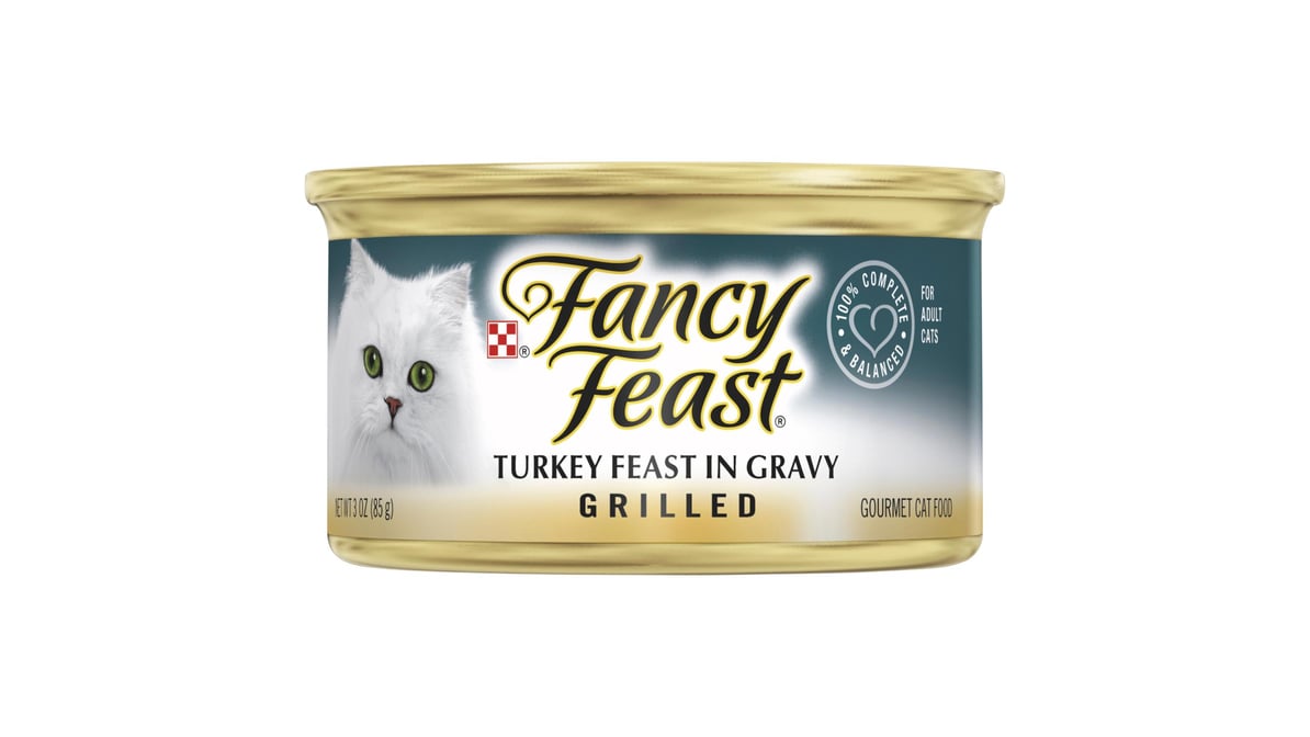 Fancy feast turkey shops feast in gravy grilled