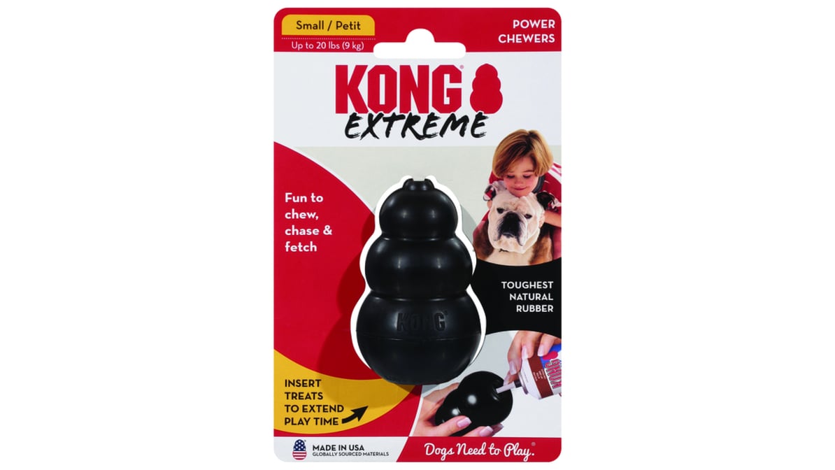 KONG Black Extreme Dog Toy, Small