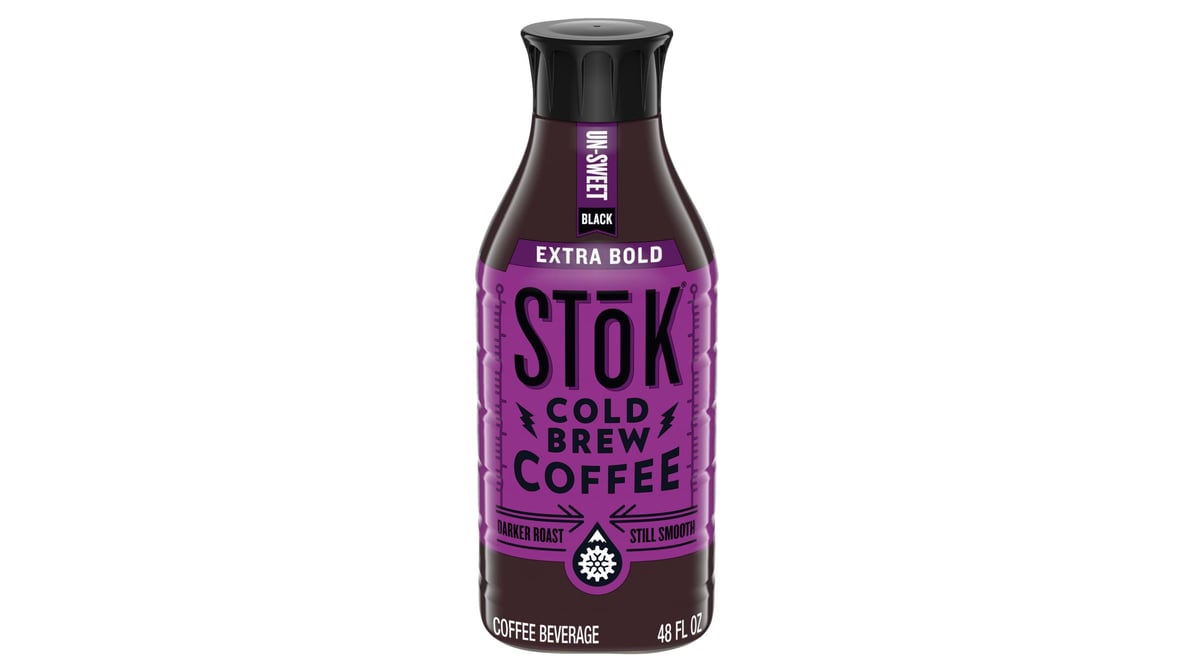 SToK Extra Bold Un-Sweet Black Cold Brew Coffee Bottle (48 oz) Delivery -  DoorDash