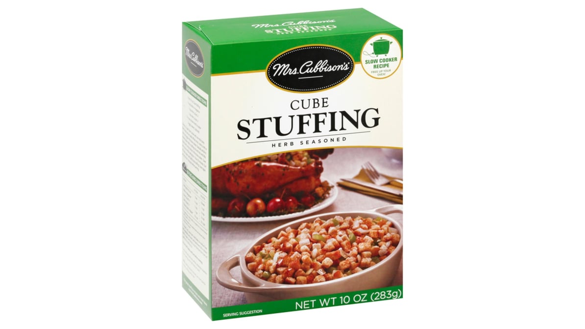 Mrs. Cubbisons Stuffing Seasoned Herb Cube Box - 10 Oz