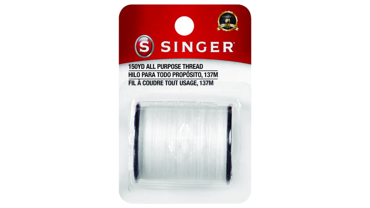 Singer All-Purpose Polyester Thread 150yd-White