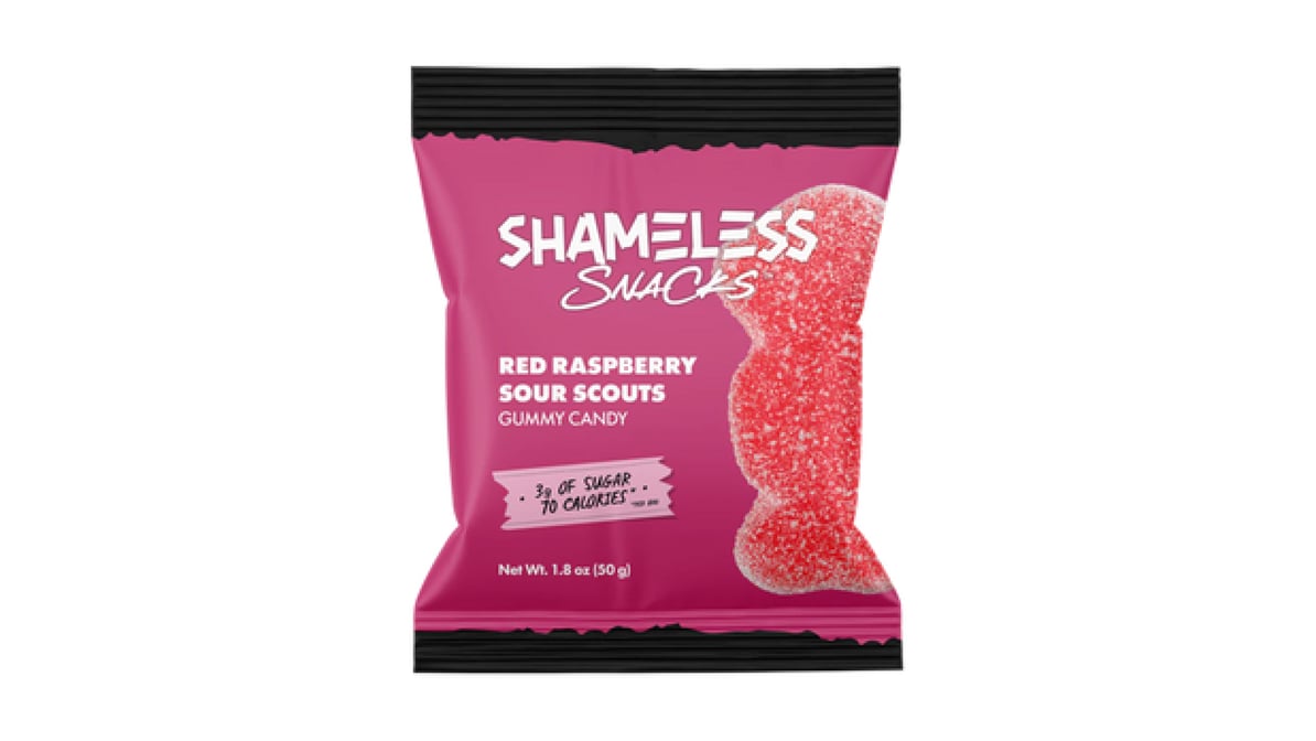 Shameless Snacks Red Raspberry Sour Scouts