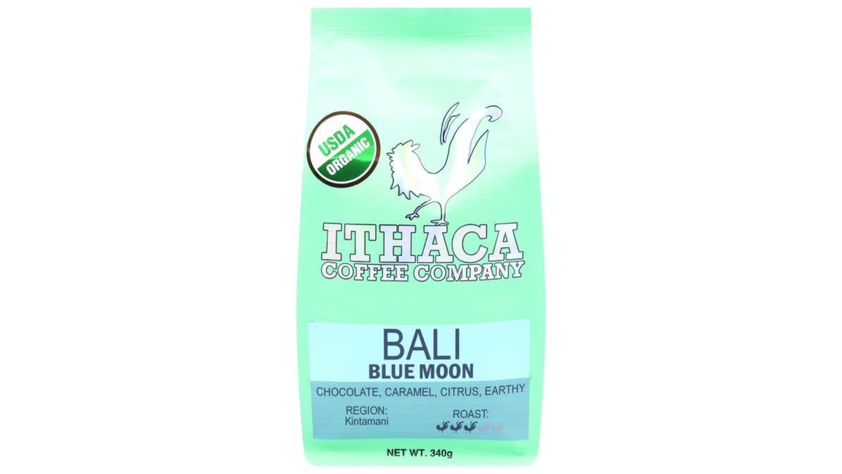 Ithaca Coffee Co. Bali Blue Moon Coffee (12 oz) | Delivery Near Me -  Doordash