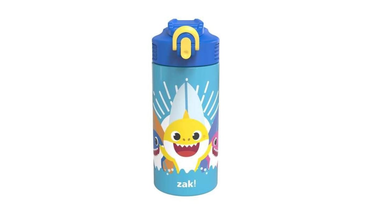 Zak! Straw Bottle, Baby Shark Antimic, Park, 16 Ounce 1 Ea, Kitchen Tools  & Serving