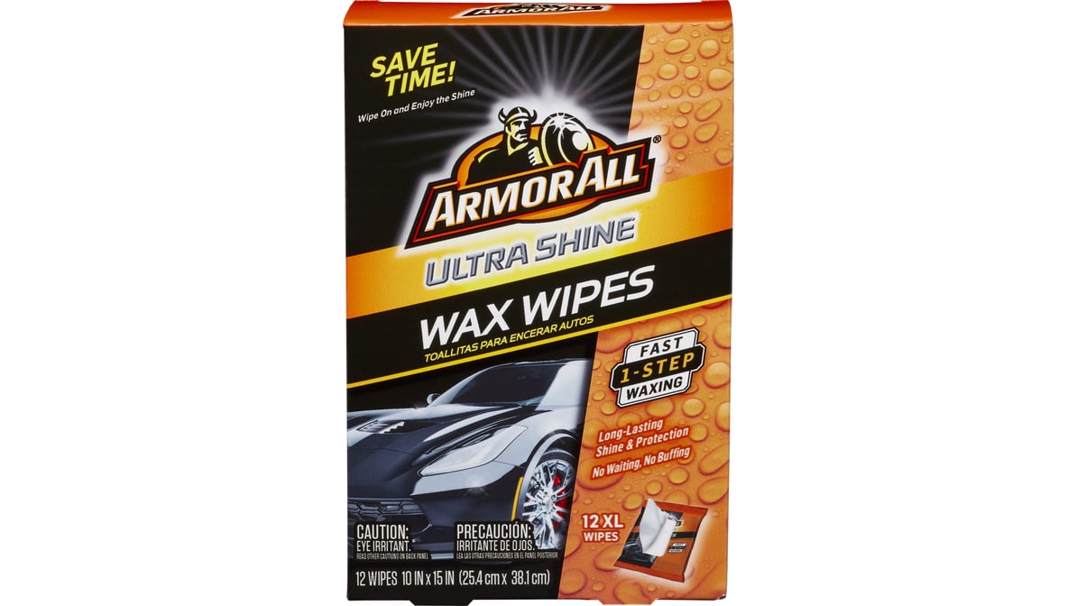 Ultra Shine Wax Wipes Armor All armorall